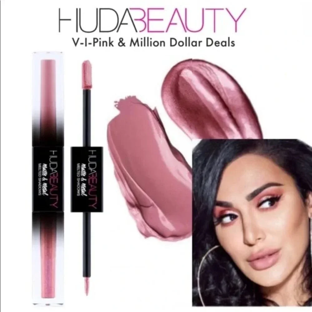 HUDA Beauty Matte & Metal Melted Shadows V-I-PINK & MILLION DOLLAR DEALS Dual